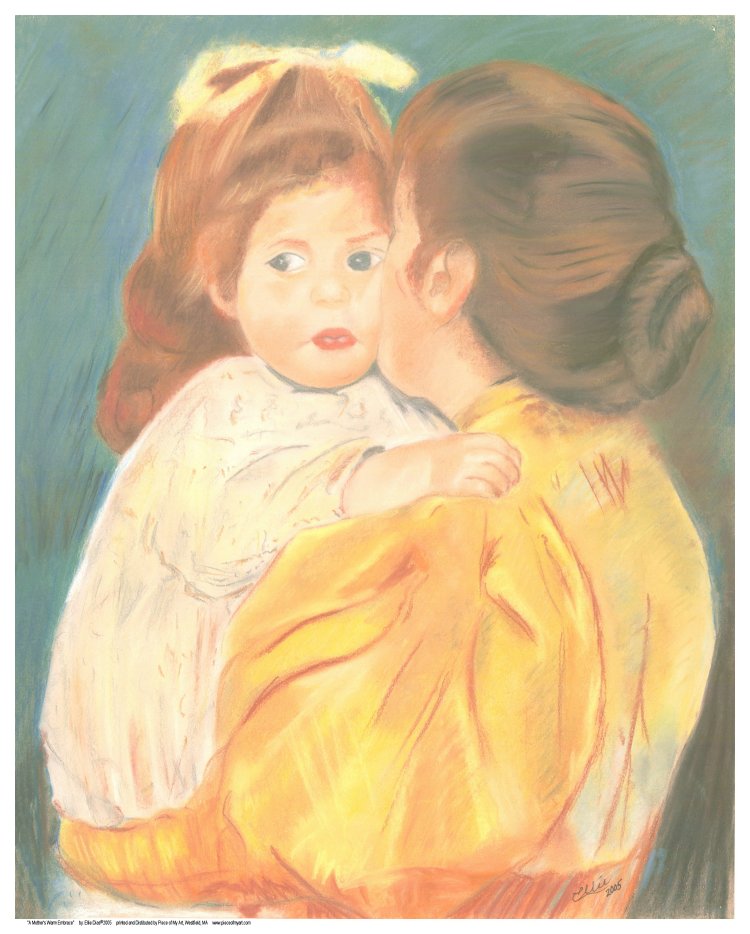 A Mother's Warm Embrace by Ellie Dias